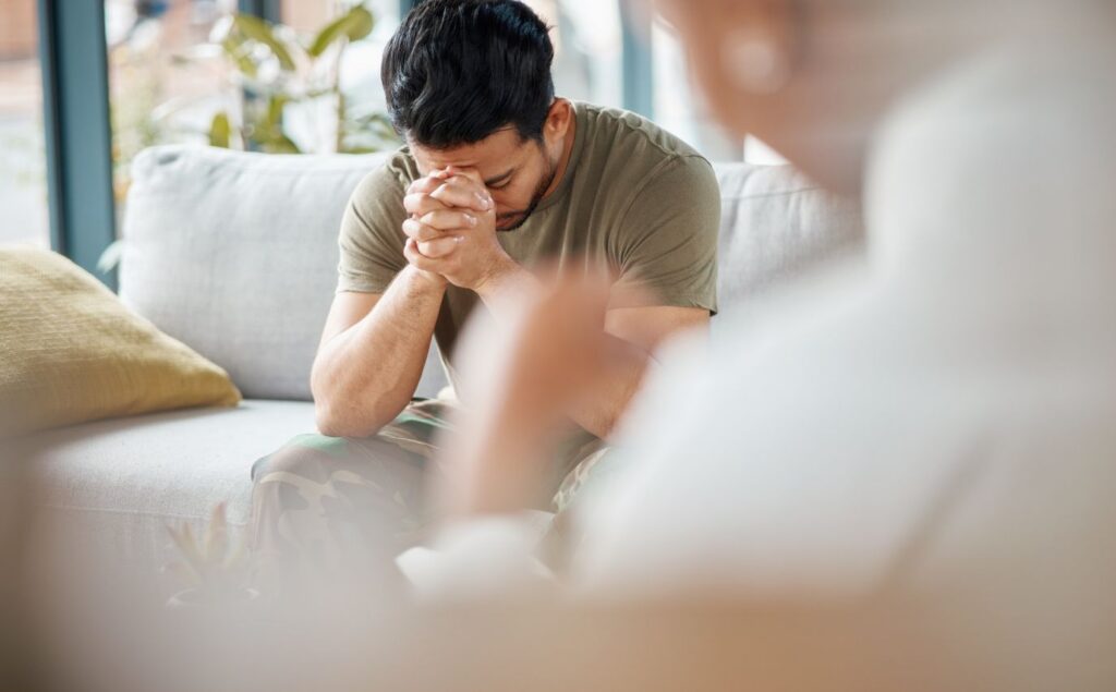 Individual therapy session during fentanyl rehab in Nashville.