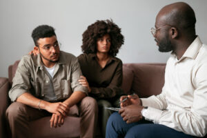 People sharing feelings during a group therapy session as part of cocaine rehab in Nashville at Nashville Wellness.